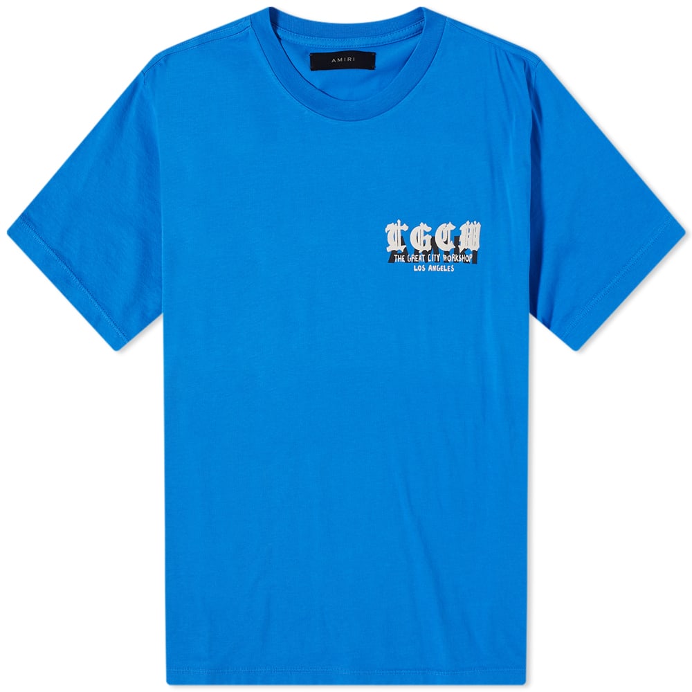 AMIRI T.G.C.W. T-Shirt Blue