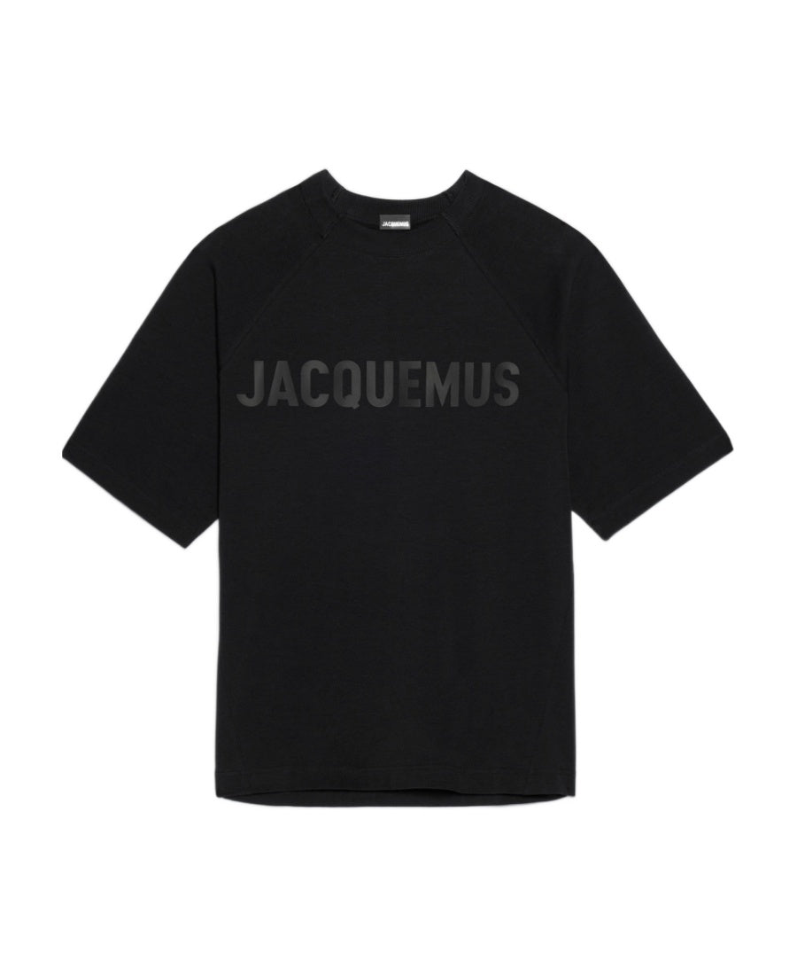 Jacquemus The Typo t-shirt Raglan logo t-shirt.
