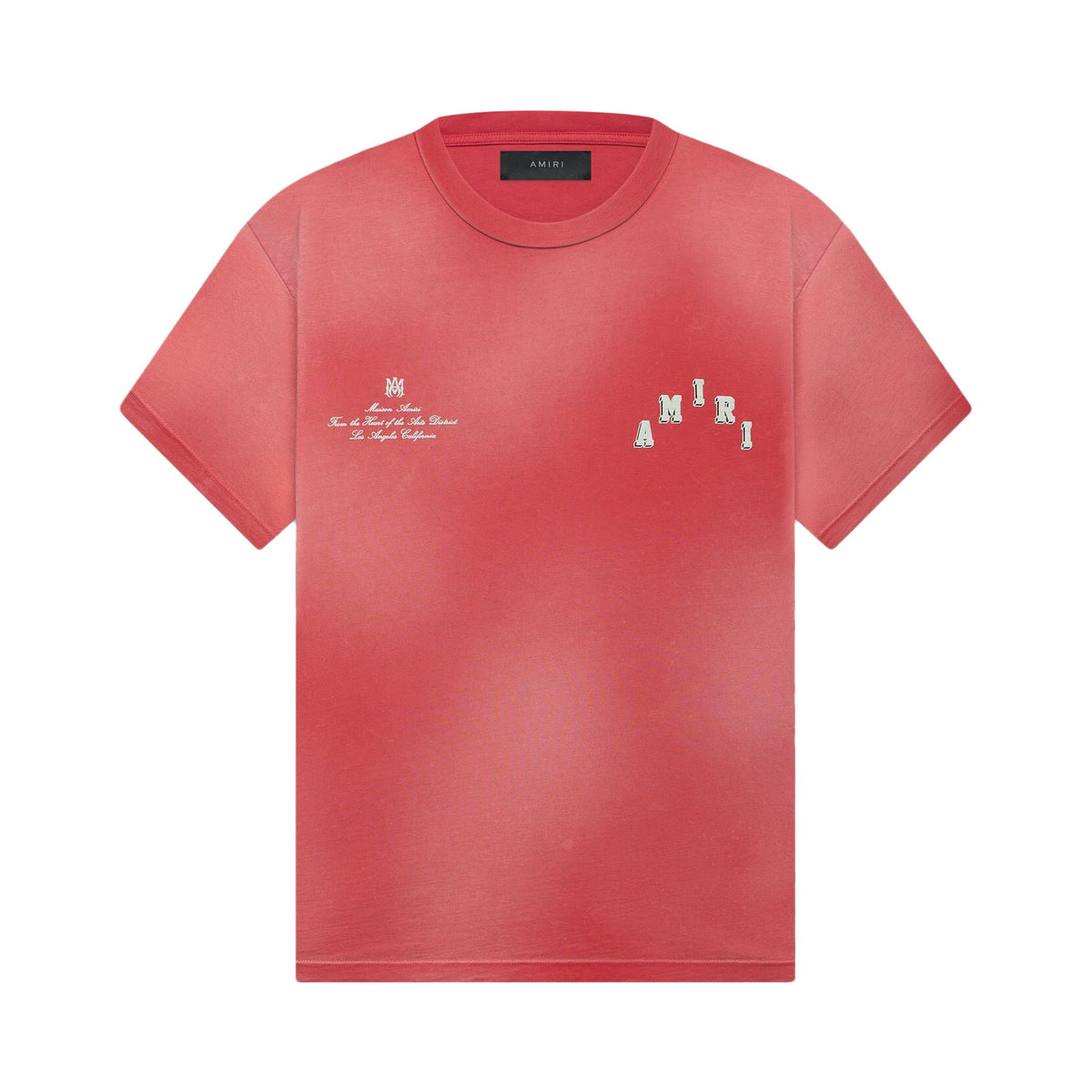 Amiri Vintage Collegiate Tee Red