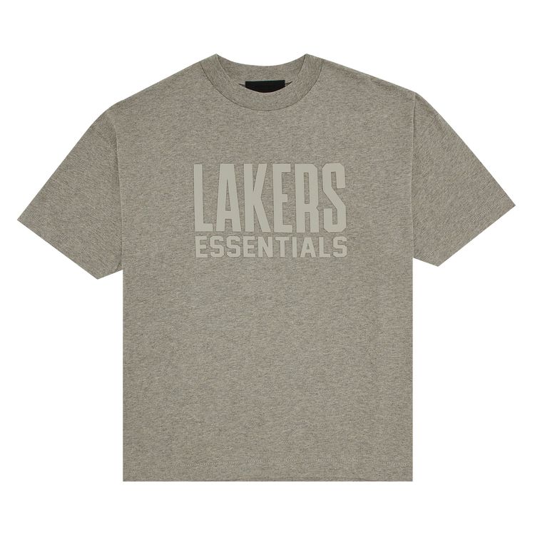 Fear of God Essentials NBA Lakers Tee Warm Heather