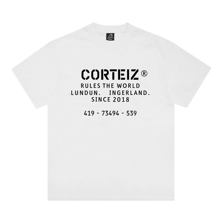 Corteiz OG Stencil Tee White