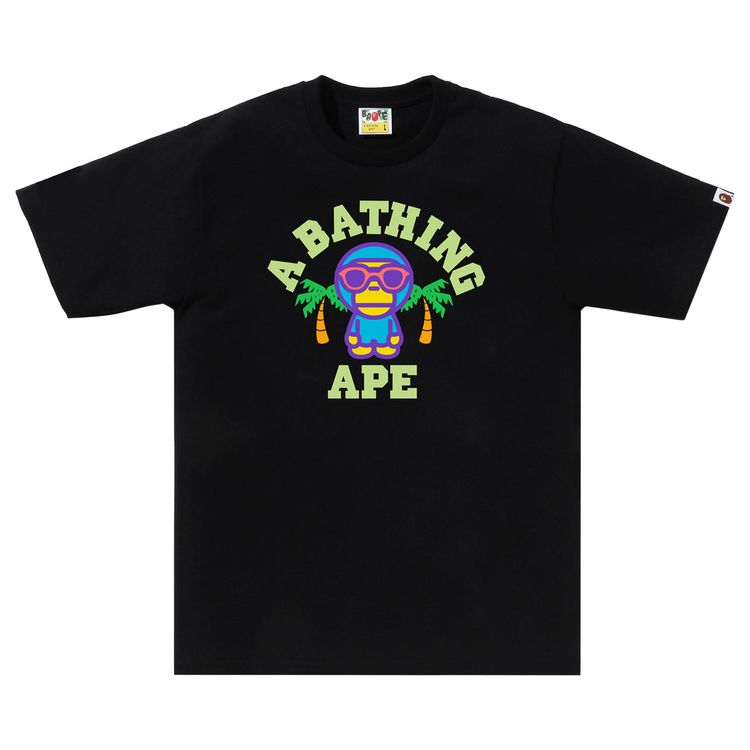 BAPE Colors Milo College Summer Tee (SS25) Black