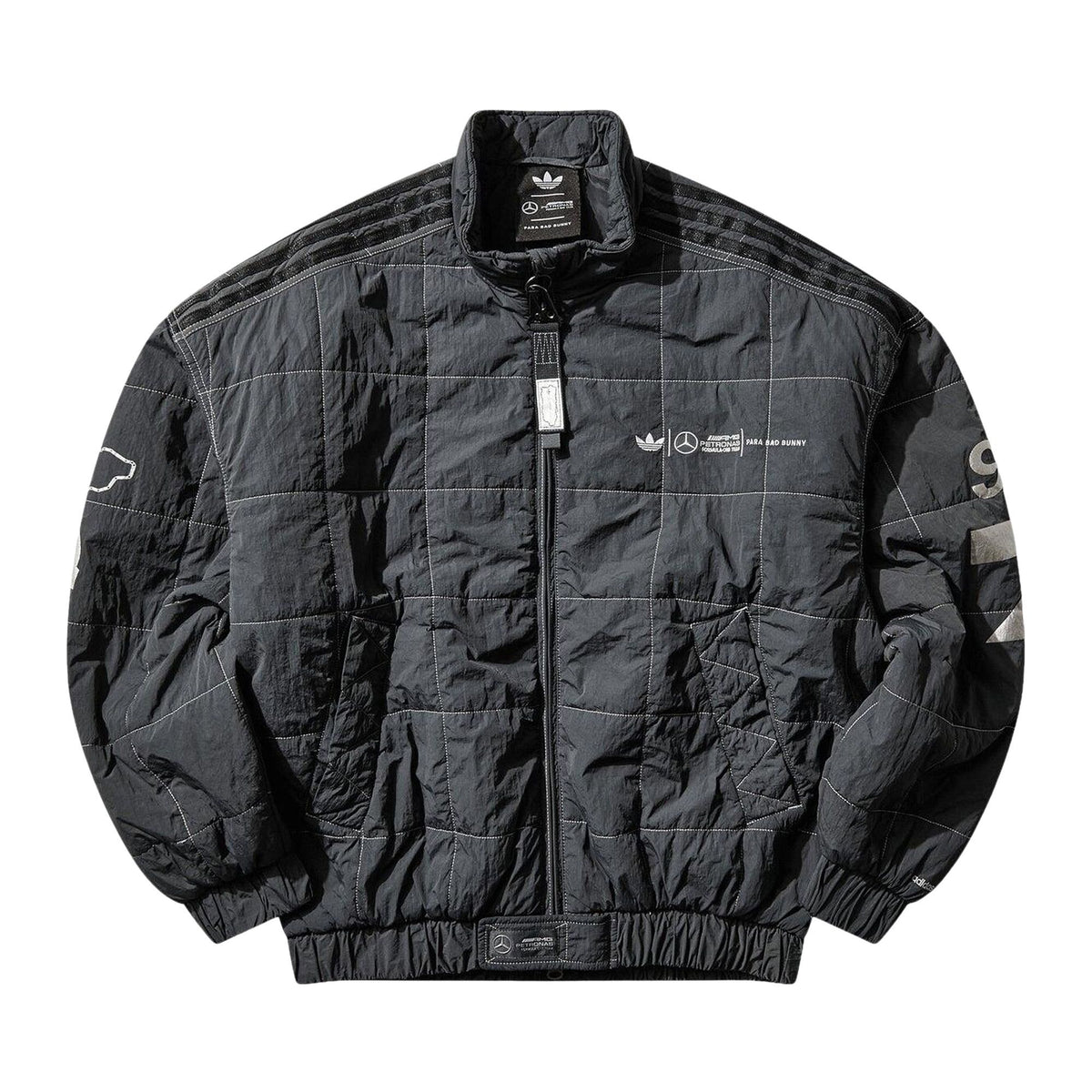 adidas x Bad Bunny x Mercedes-AMG F1 Racing Jacket Grey