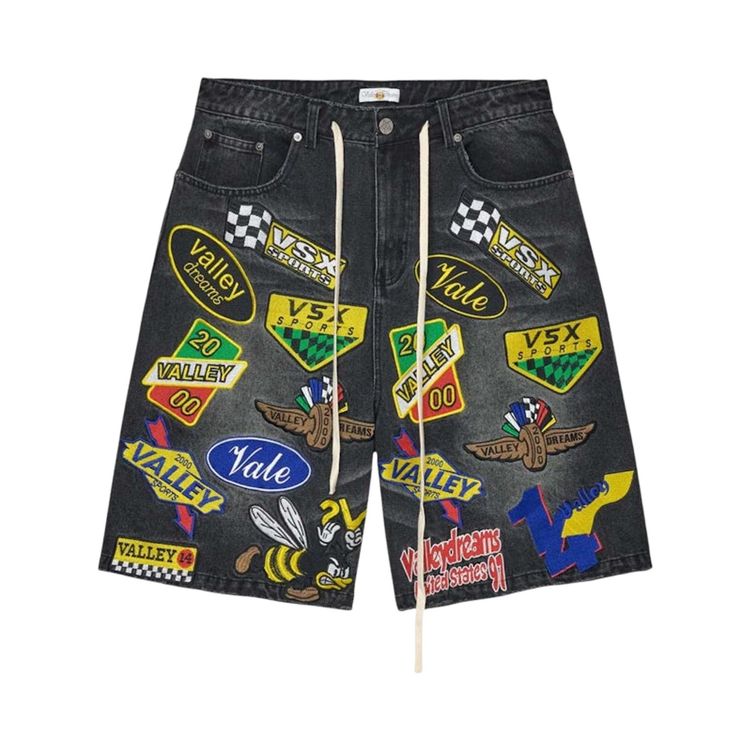 Vale Forever Passport Jorts Black