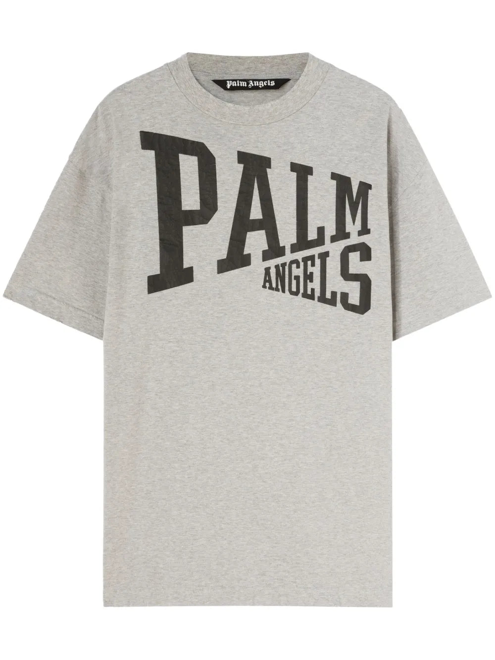 Palm Angels Mini Logo Grey Printed T-Shirt