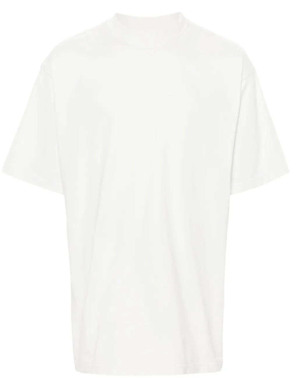 Balenciaga crystal-logo cotton T-shirt White