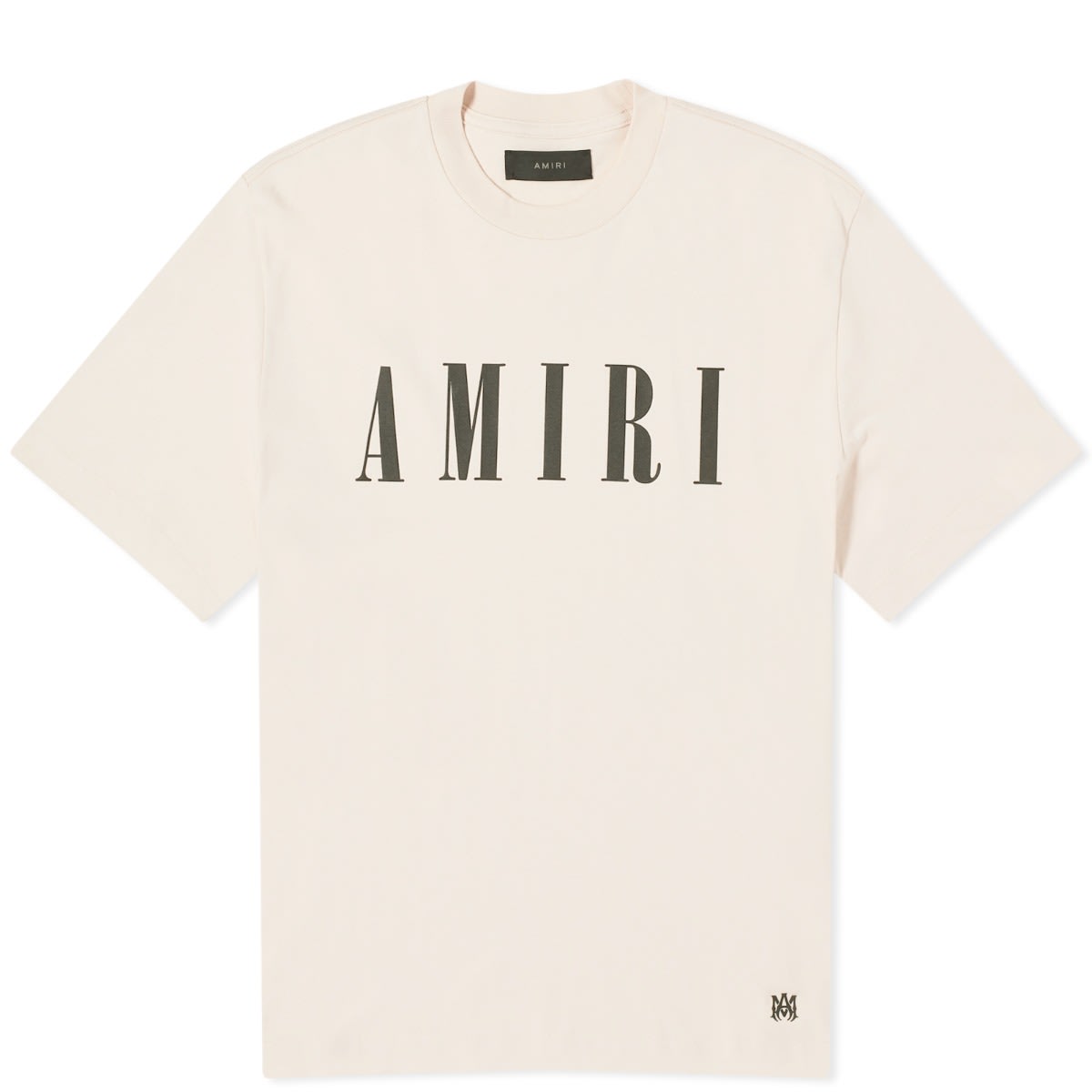 Amiri Cotton Logo T-shirt Natural