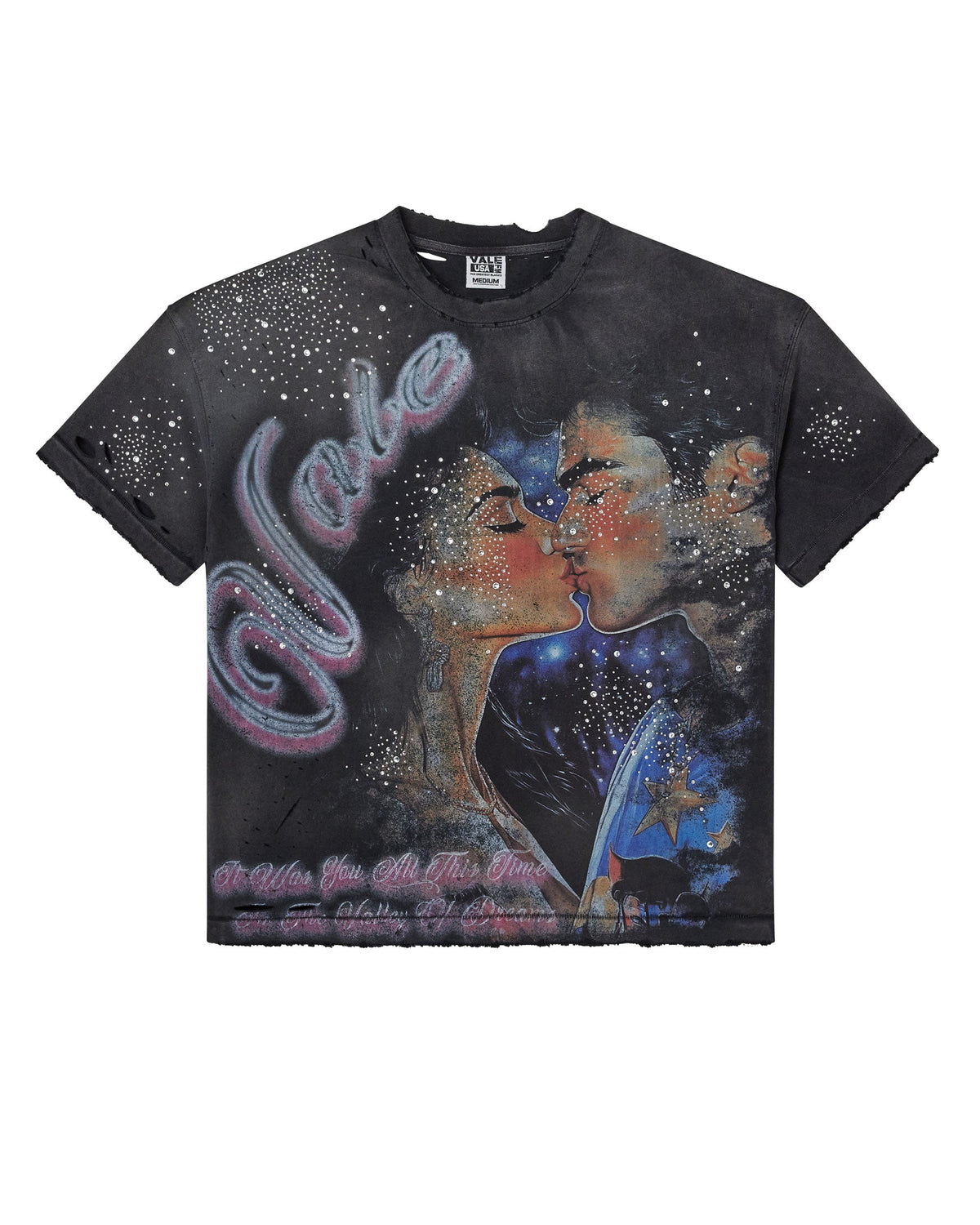 Vale Forever Fated Yours Bling Tee 'Black'