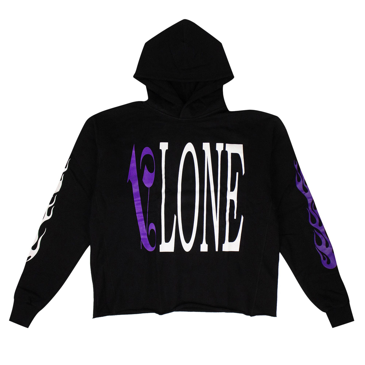 Vlone x Palm Angels Hoodie Black/Purple