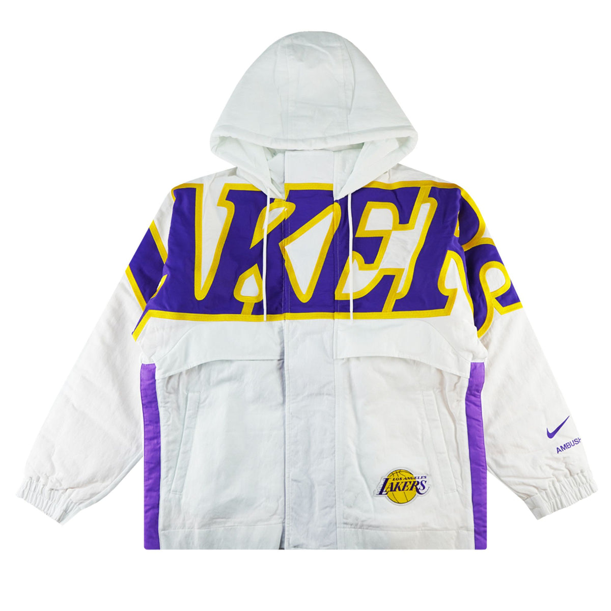 Nike x Ambush NBA Collection Lakers Jacket White/Purple/Gold