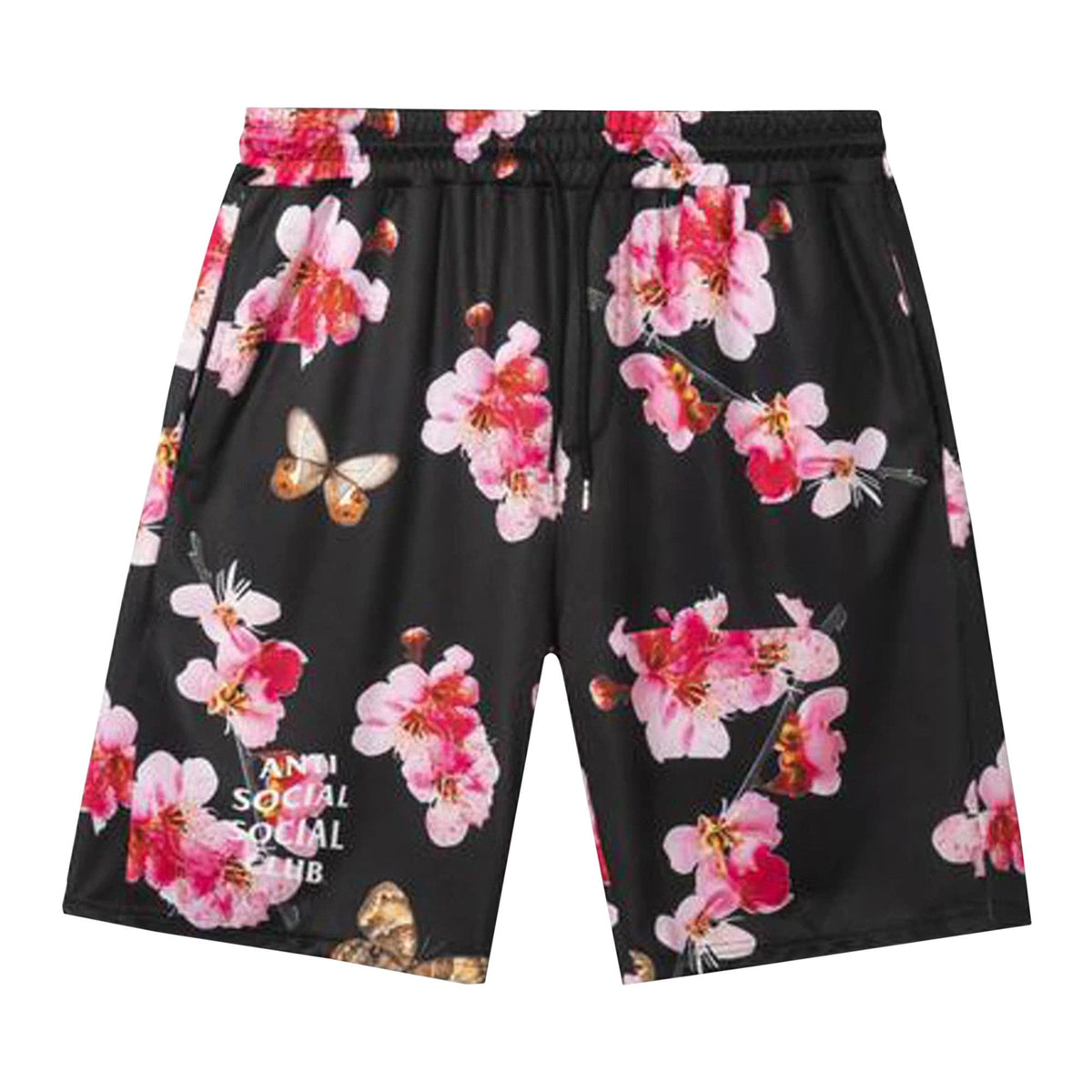 Anti Social Social Club Be Mye Butterfly Mesh Short Black