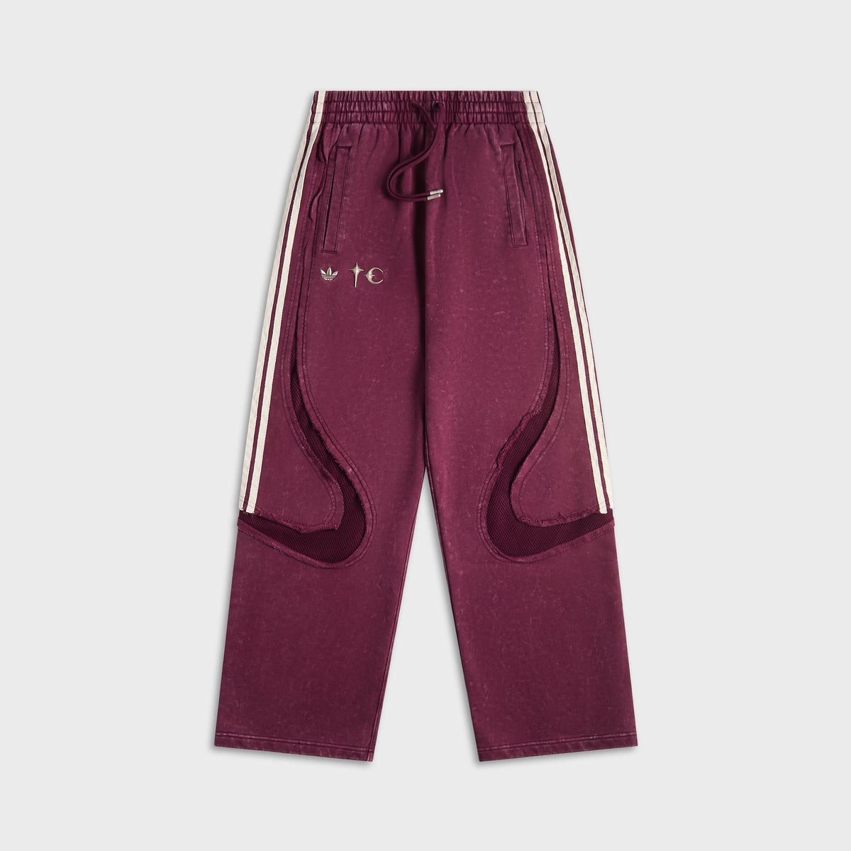 adidas x Thug Club Teamgeist Sweatpants Maroon