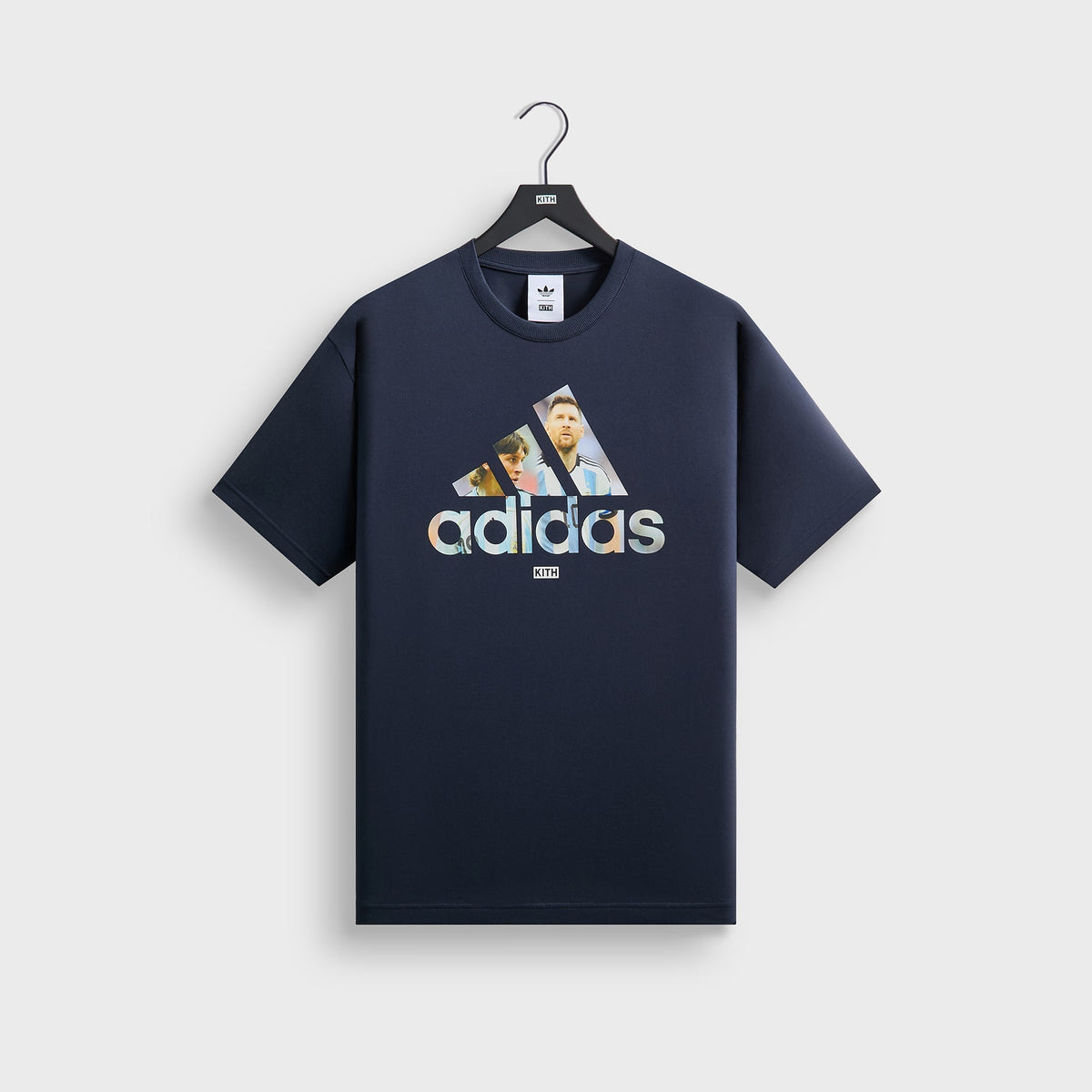 Kith x adidas Messi Football Graphic Tee Night Navy