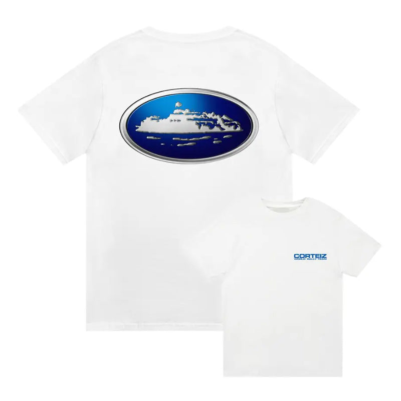 Corteiz Alcatraz World Rally Tee 'White'