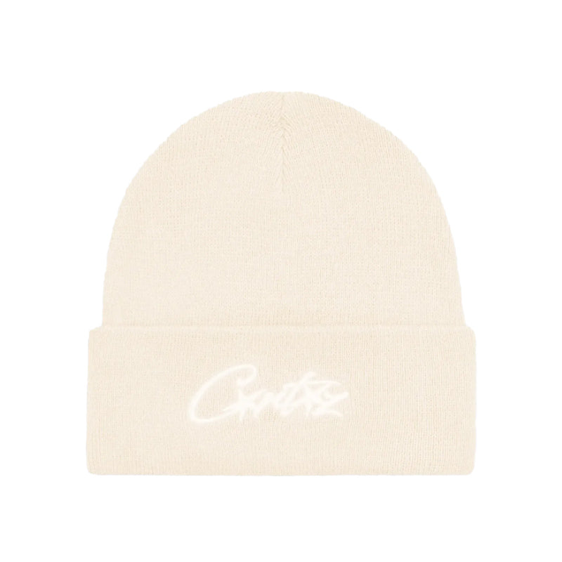 Corteiz Allstarz Folded Beanie 'Cream'