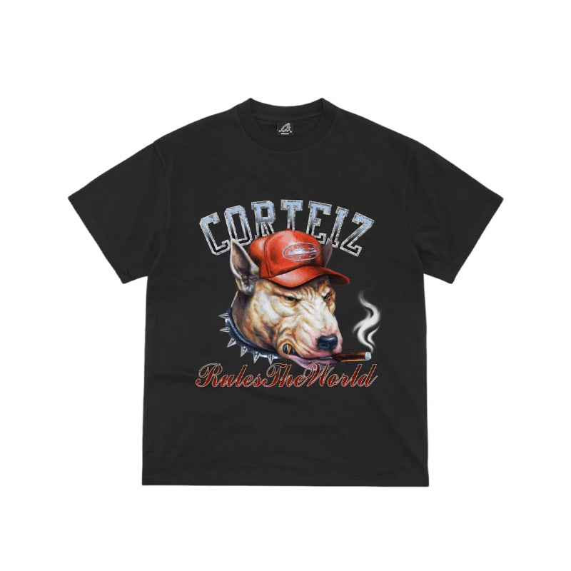 Corteiz Dog Pound Tee Black