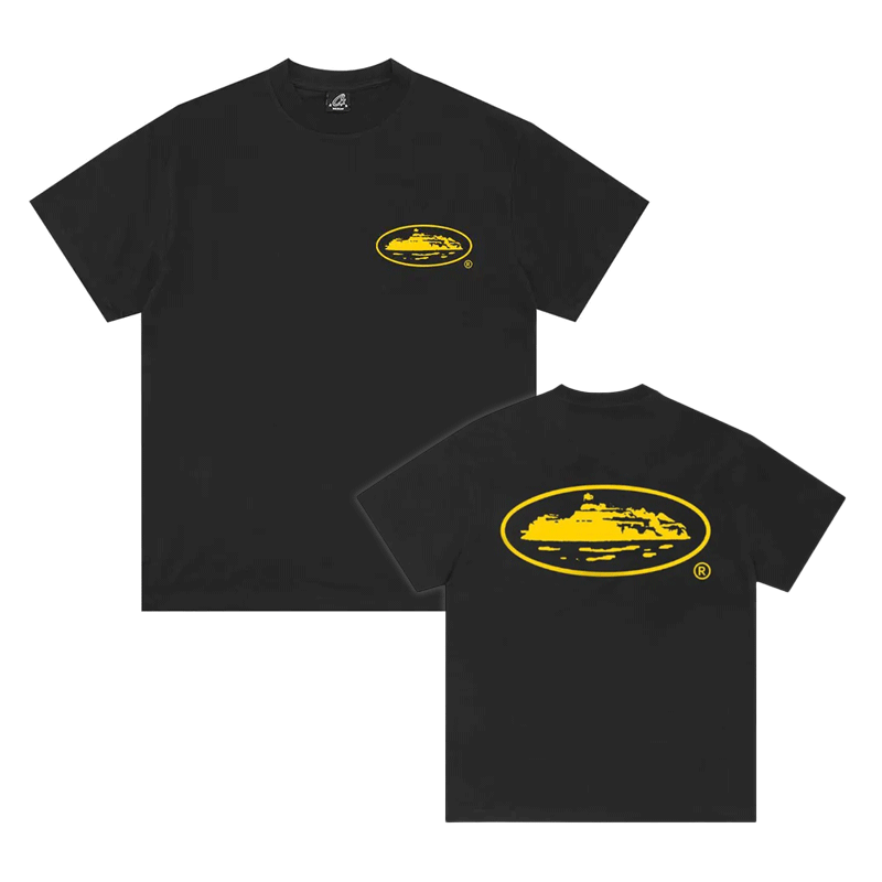 Corteiz OG Island Tee Black/Yellow