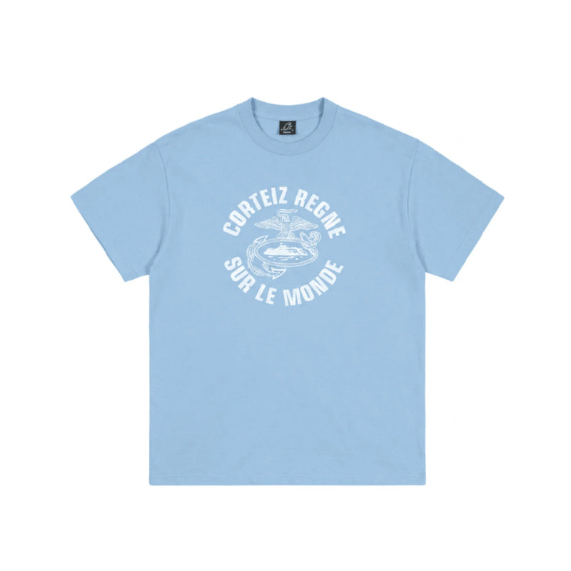 Corteiz Regne Sur Le Monde Tee Blue