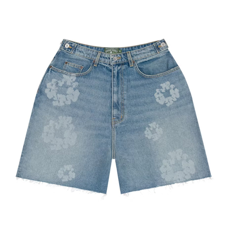 Denim Tears Laser Wreath Denim Short Blue