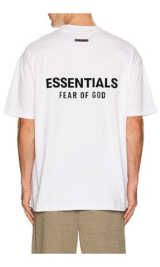 Fear of God Essentials Classic Short Sleeve Tee Bright White