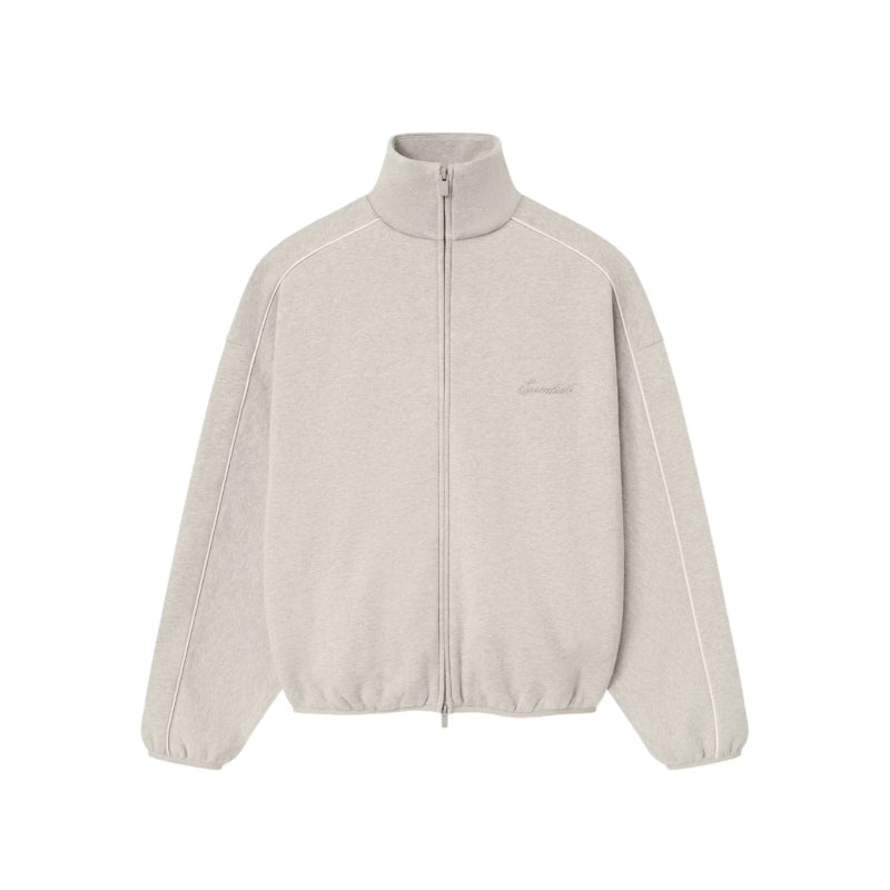 Fear of God ESSENTIALS Beige Modern Fit Fleece Track Jacket