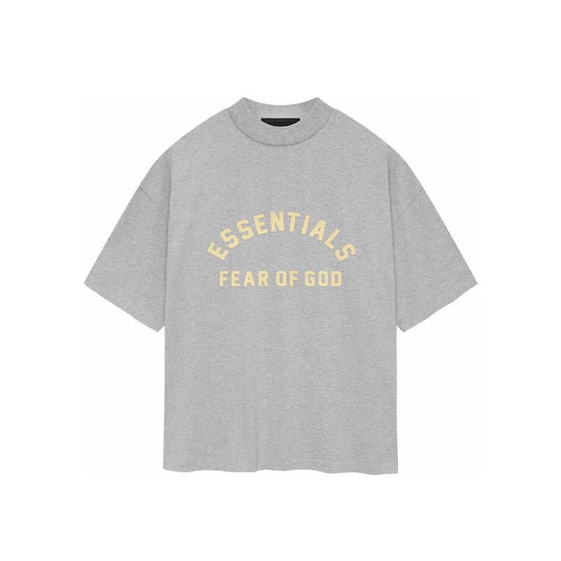 Fear of God Essentials Heavy Jersey Crewneck Tee Light Heather Grey