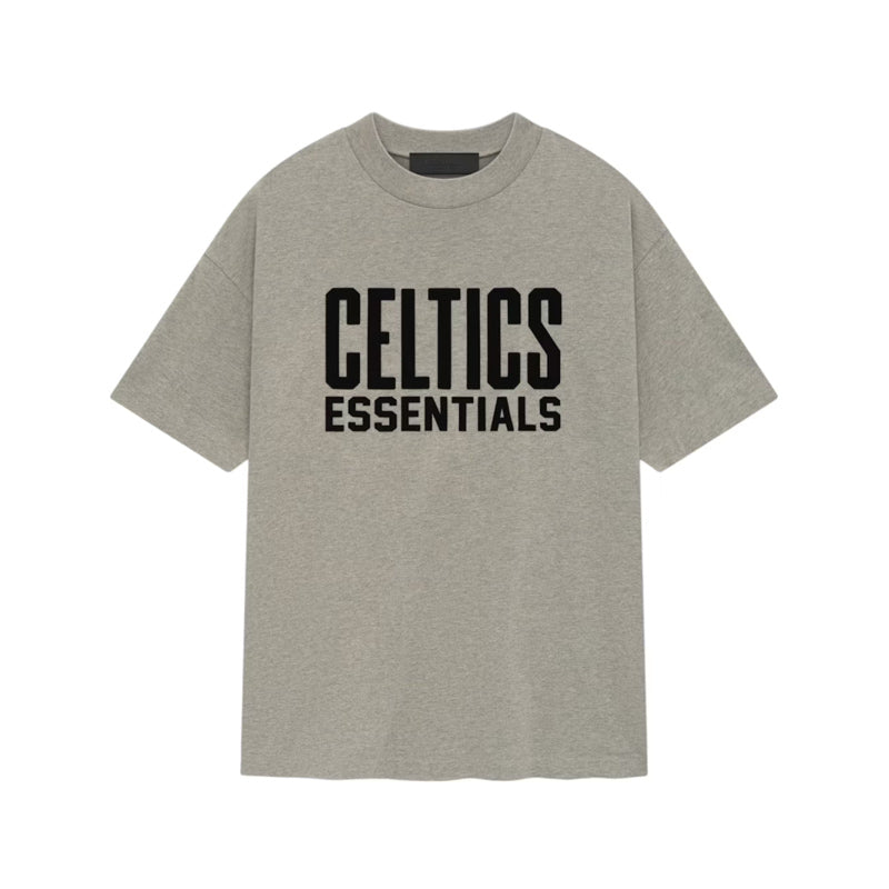 Fear of God Essentials NBA Celtics Tee Warm Heather