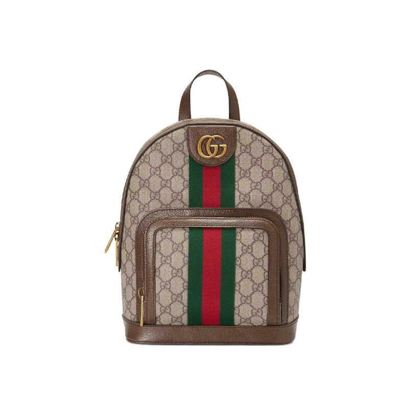 Gucci Ophidia Backpack GG Supreme Small Beige/Ebony