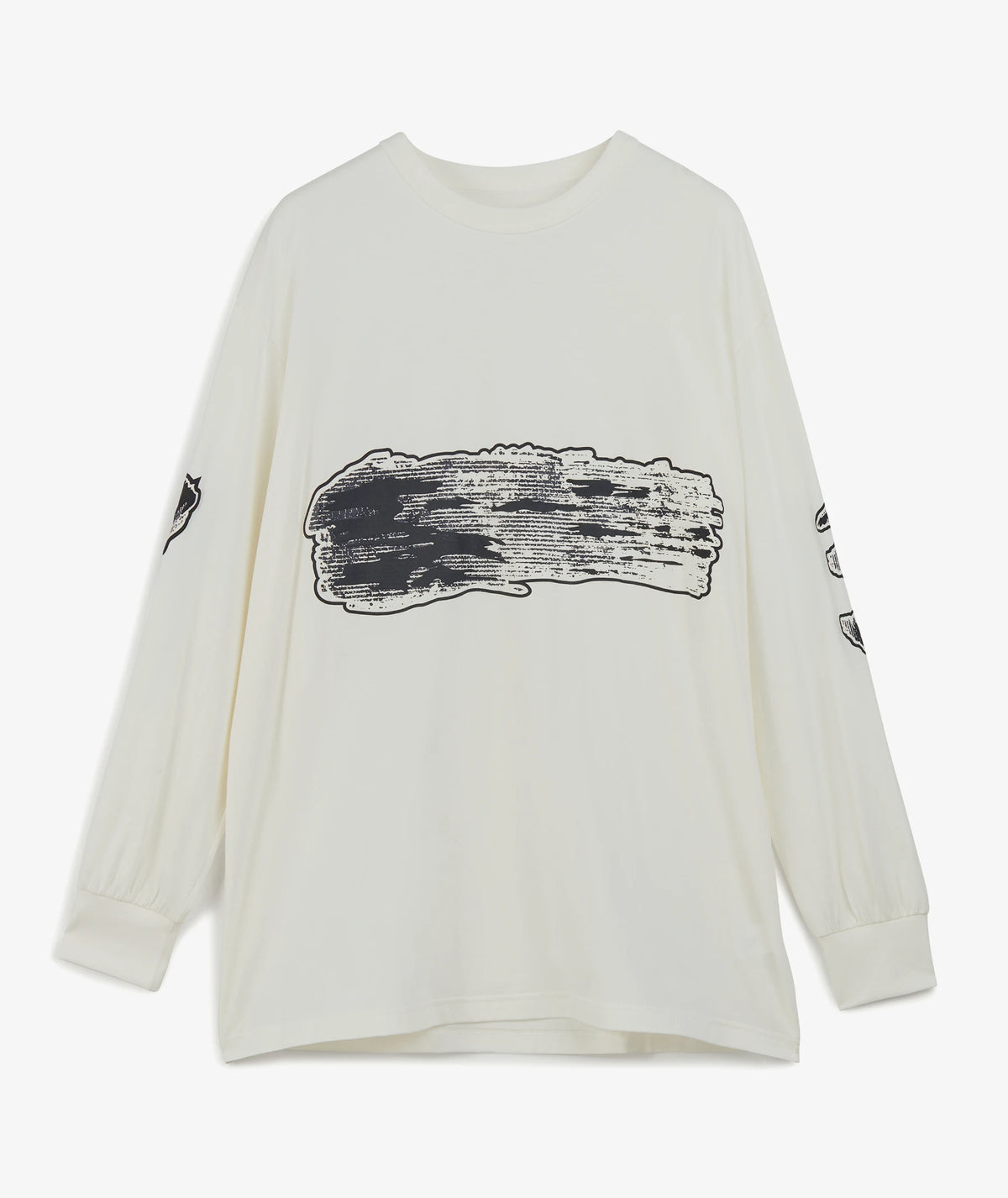adidas Y-3 GFX LS Tee White