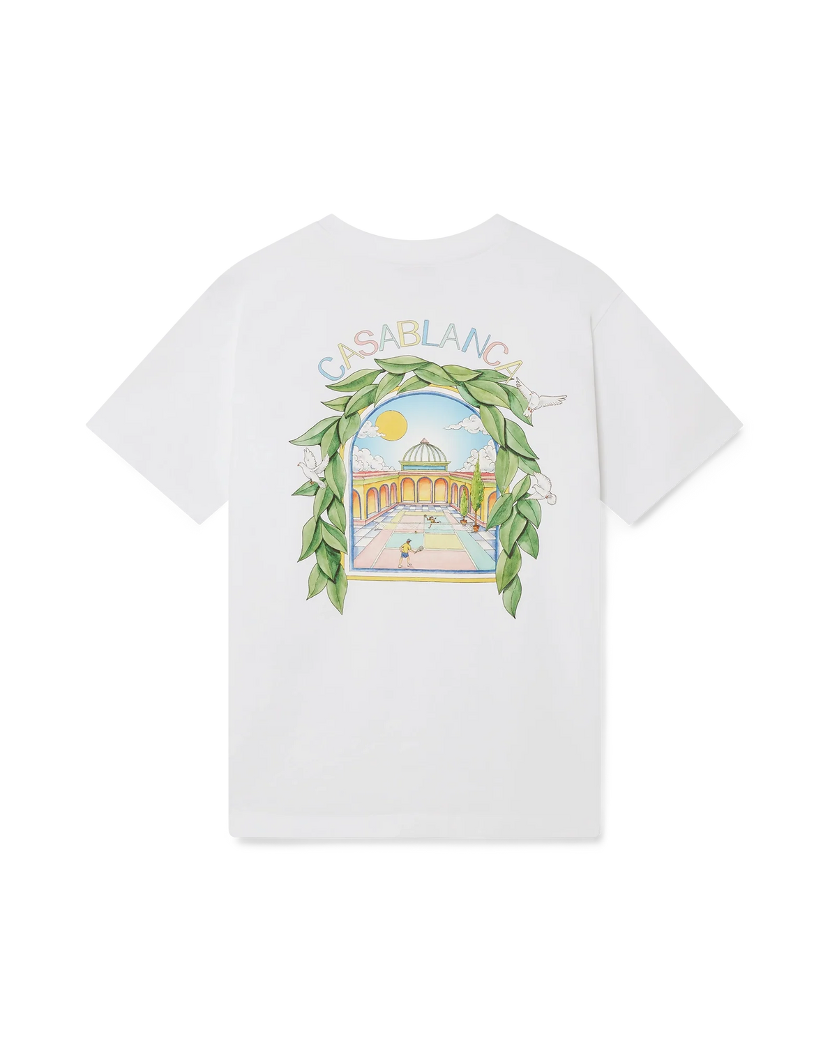 CASABLANCA Men's Graphic Cotton L'Arche Tennis Club T-Shirt
