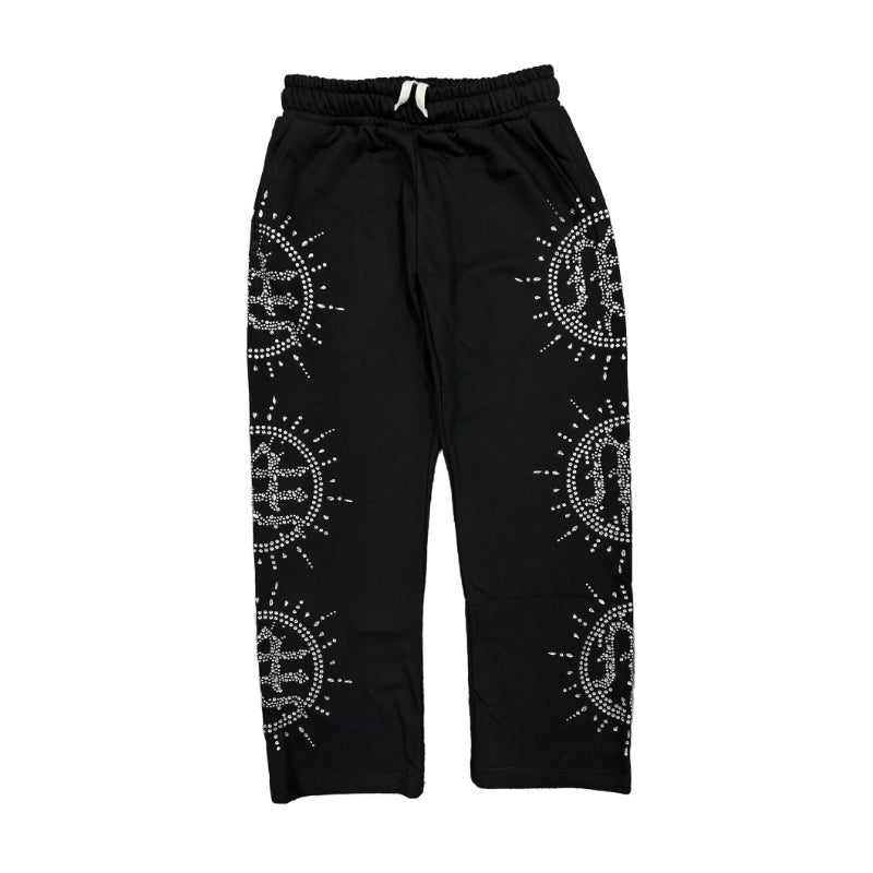 Mixed Emotion Eclipse Rhinestone Sweatpants