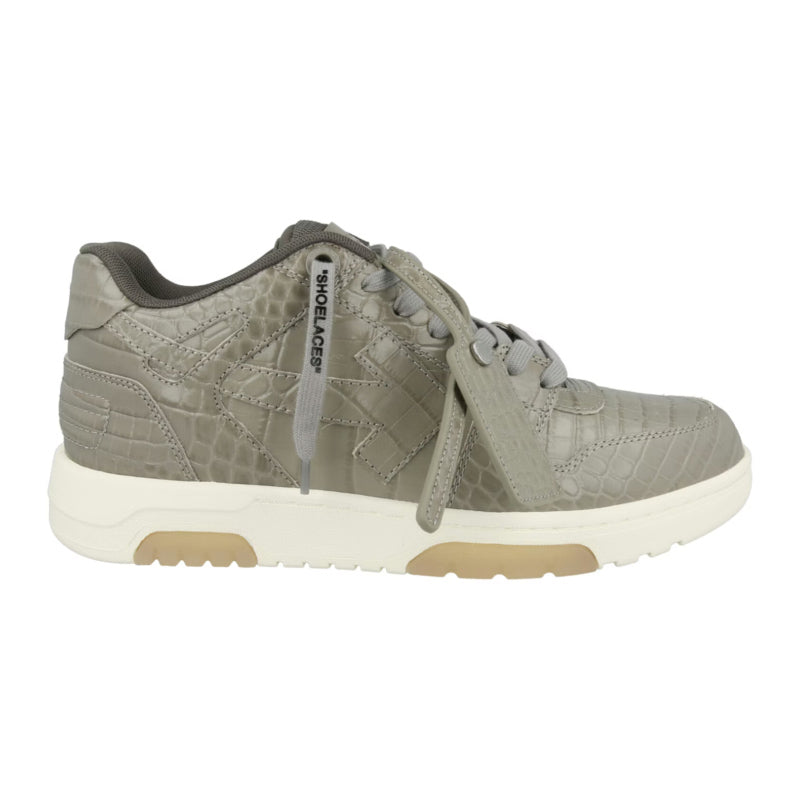 OFF-WHITE Out Of Office OOO Low Tops Sand Croc