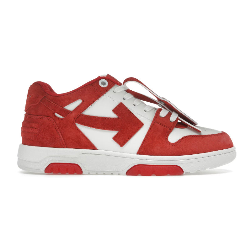 Off-White OUT OF OFFICE SUEDE Red