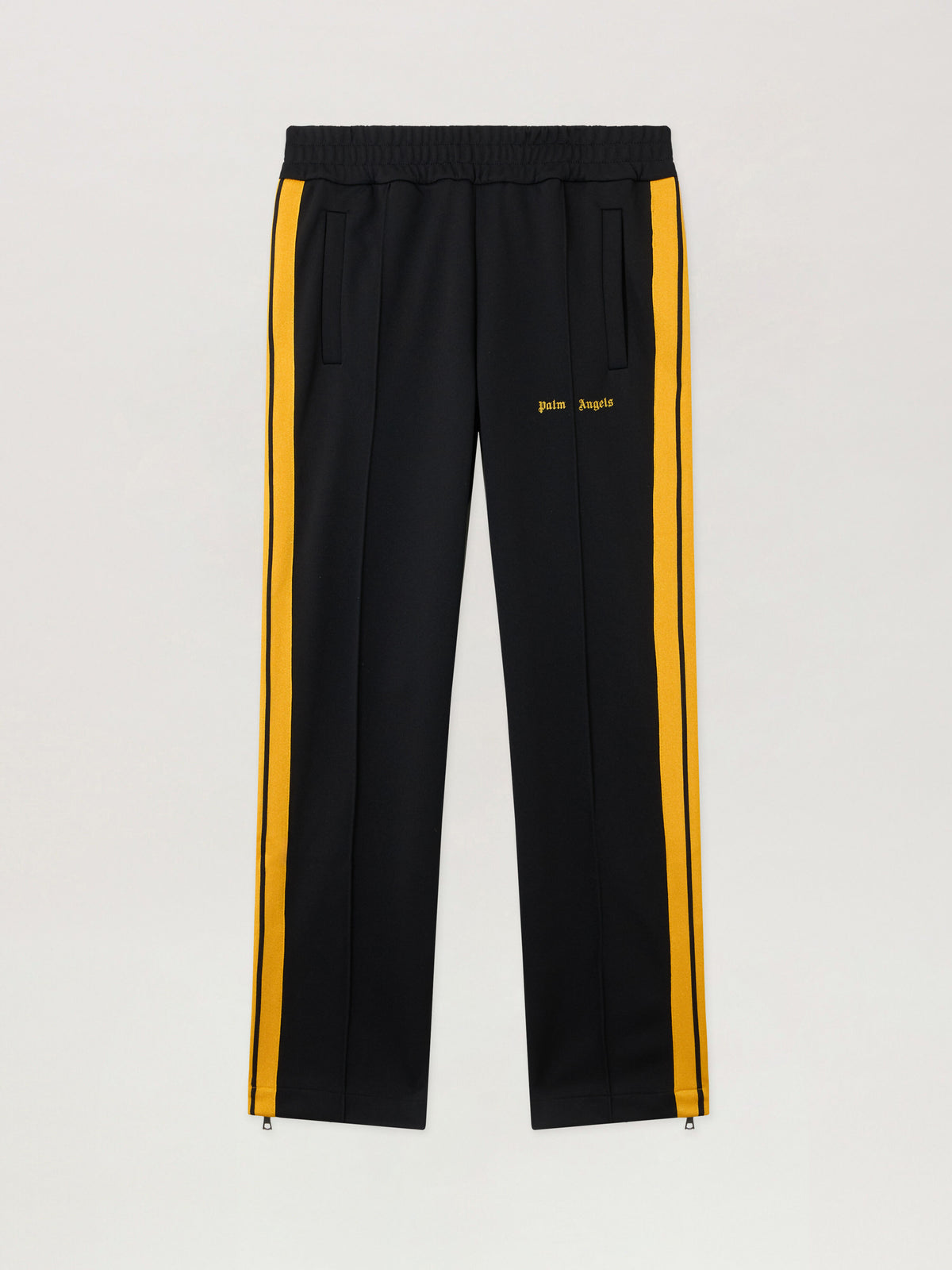 Palm Angels Classic Logo Track Pants Black Yellow