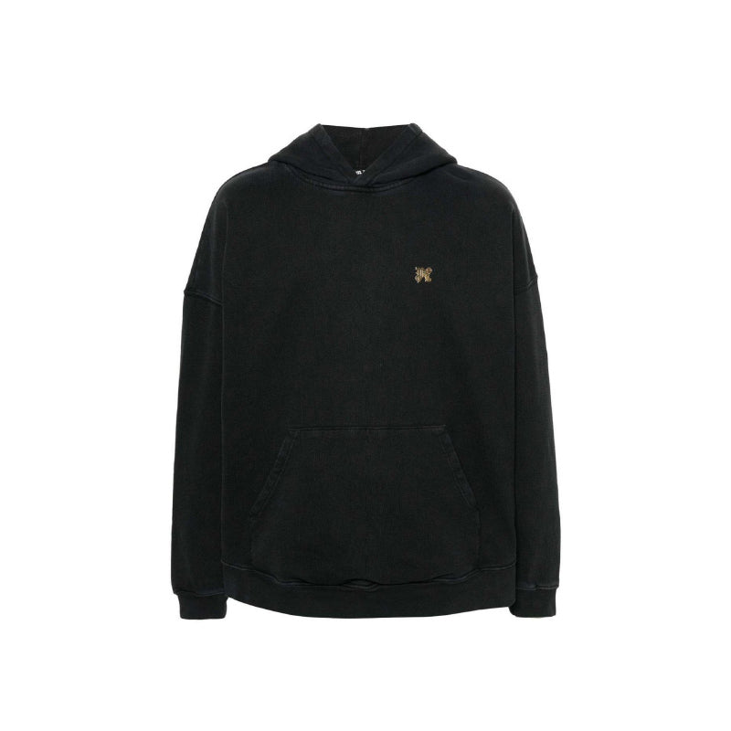 Palm Angels Back Burning Monogram Hoodie