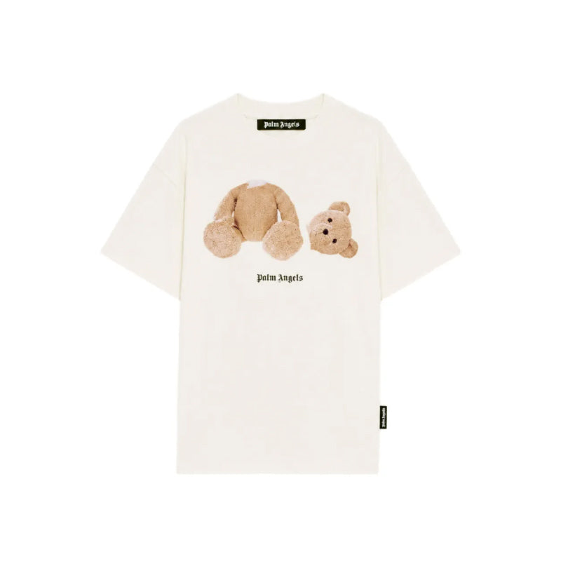 Palm Angels Bear Loose T-Shirt White/Brown