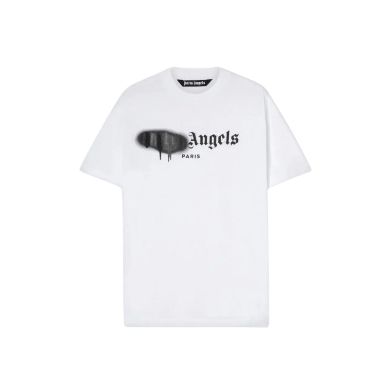 Palm Angels Paris Sprayed Logo T-shirt White