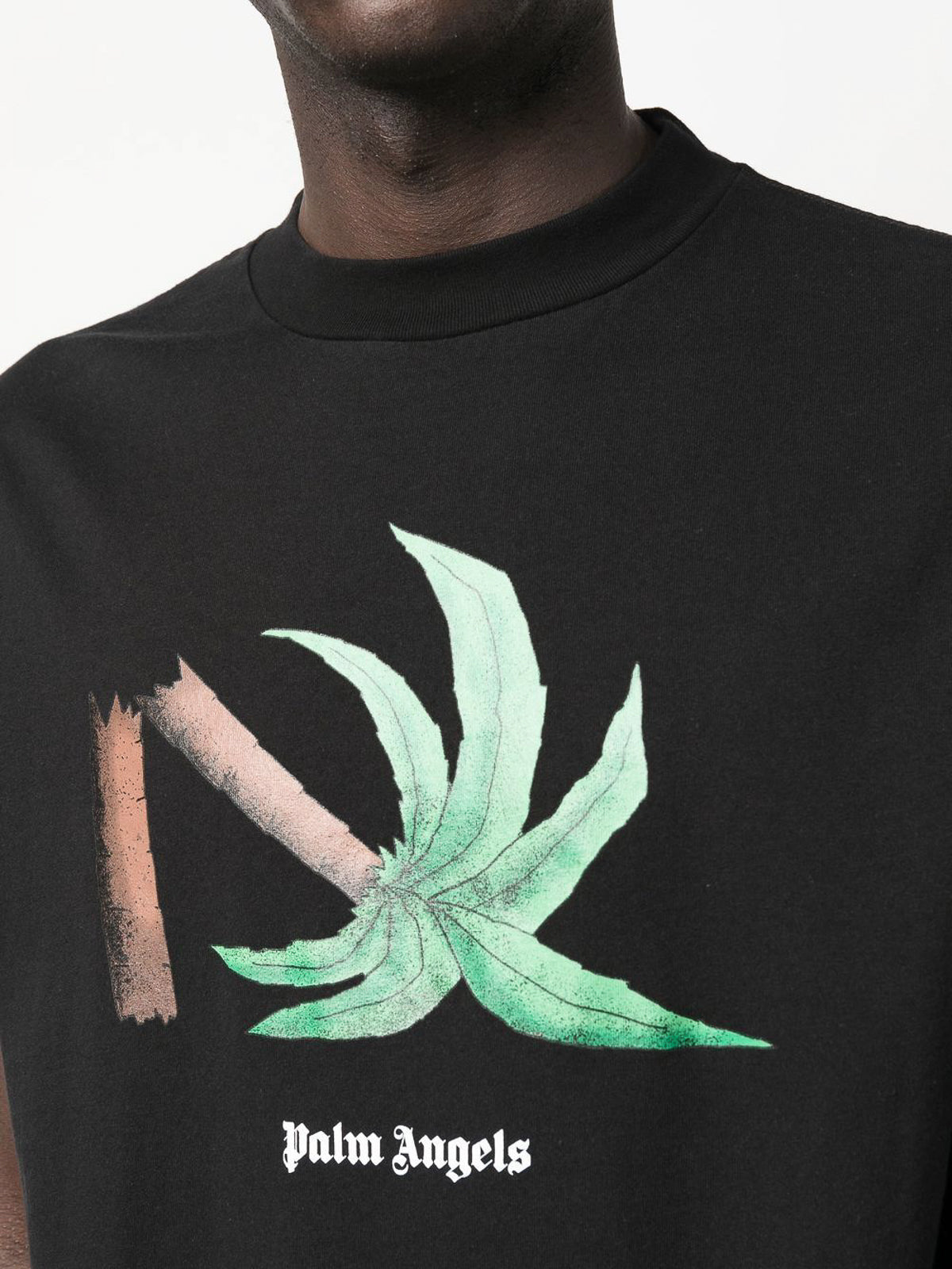 Palm Angels Tree Tee Black
