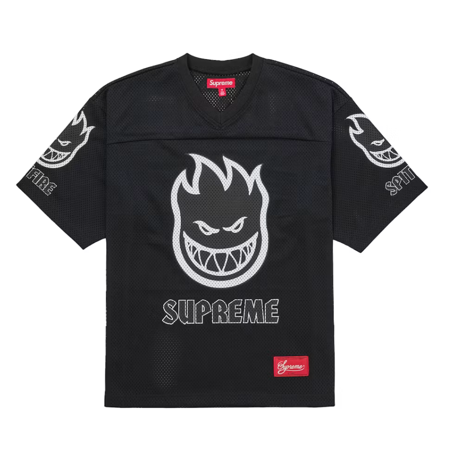 Supreme Spitfire Football Jersey Black