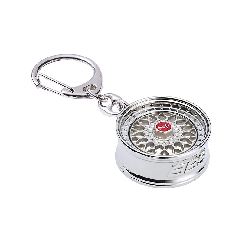 Supreme BBS RS Rim Keychain Silver