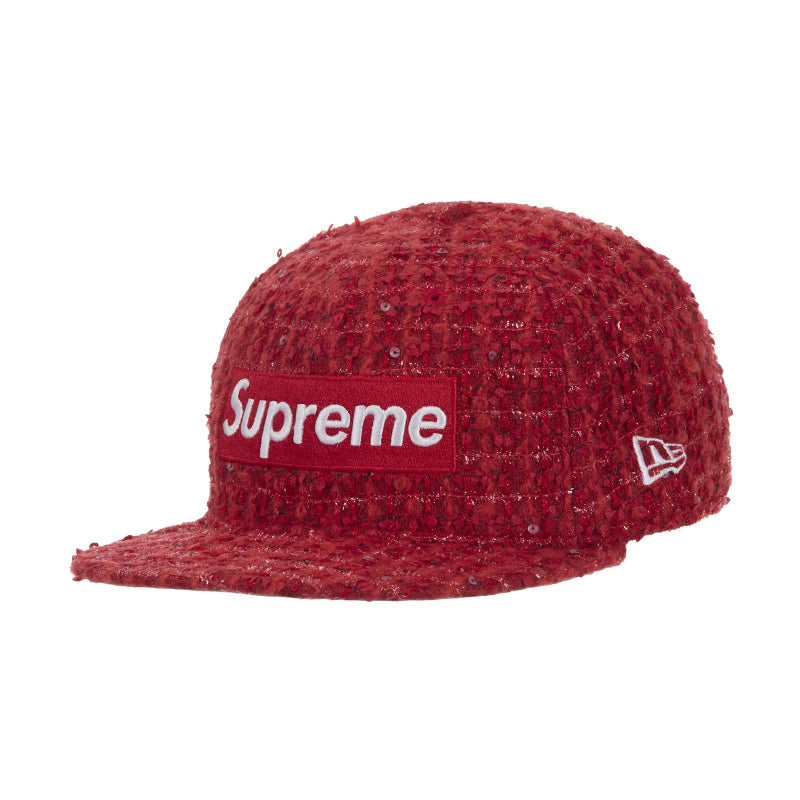 Supreme Boucle Box Logo New Era 59Fifty Fitted Cap Red