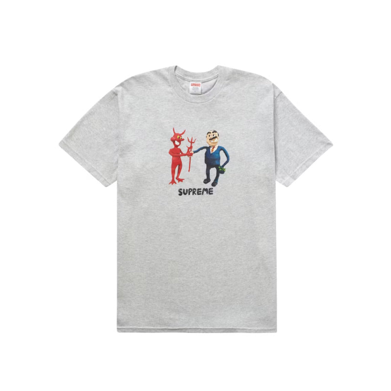 Supreme Buesiness Tee Ash Grey