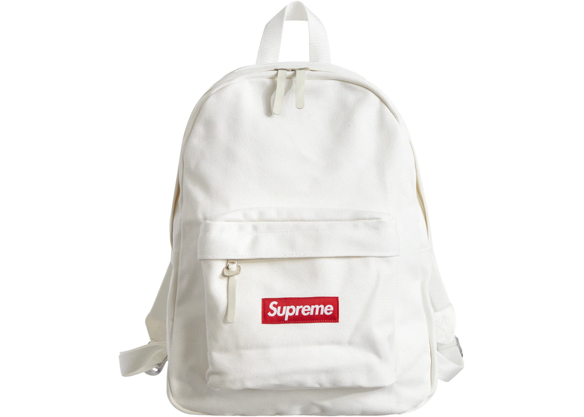 Supreme Canvas Backpack White