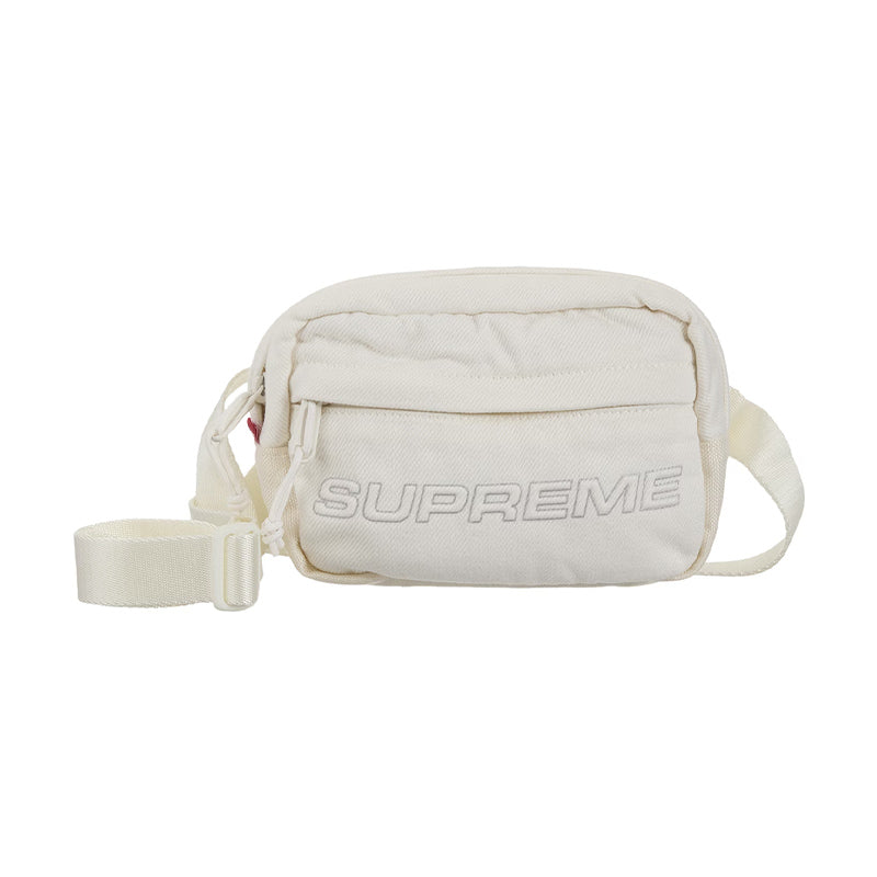 Supreme Denim Mini Shoulder Bag White