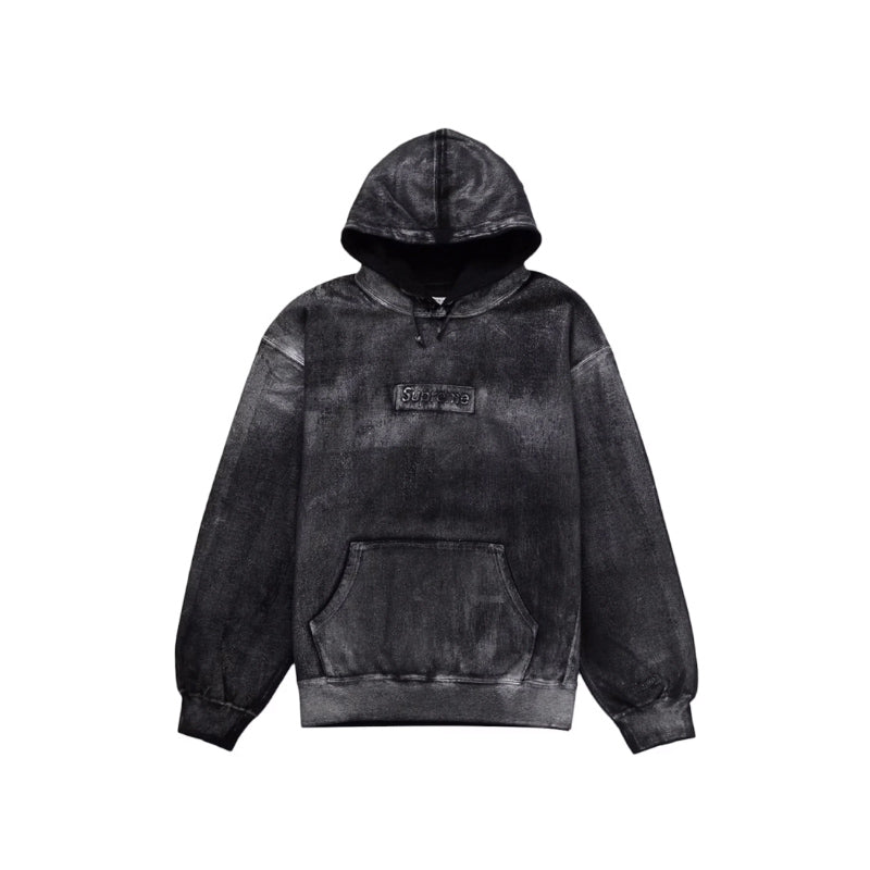 Supreme MM6 Maison Margiela Foil Box Logo Hooded Sweatshirt Black