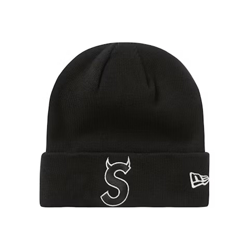 Supreme New Era S Logo Beanie (FW22) Black
