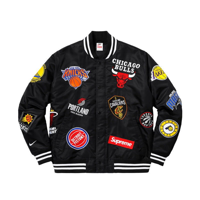 Supreme Nike/NBA Teams Warm-Up Jacket Black