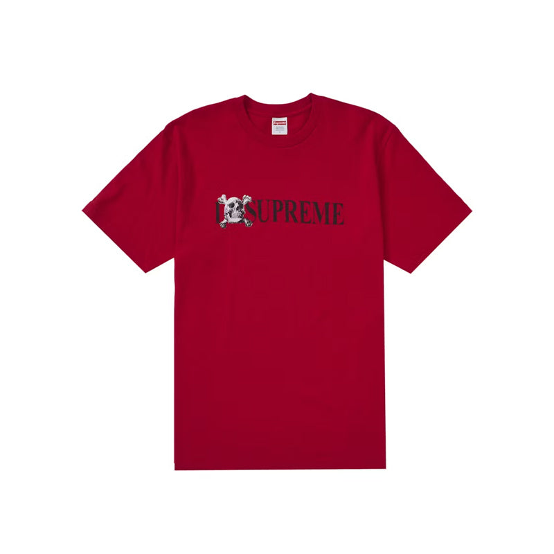 Supreme Skull Tee Red