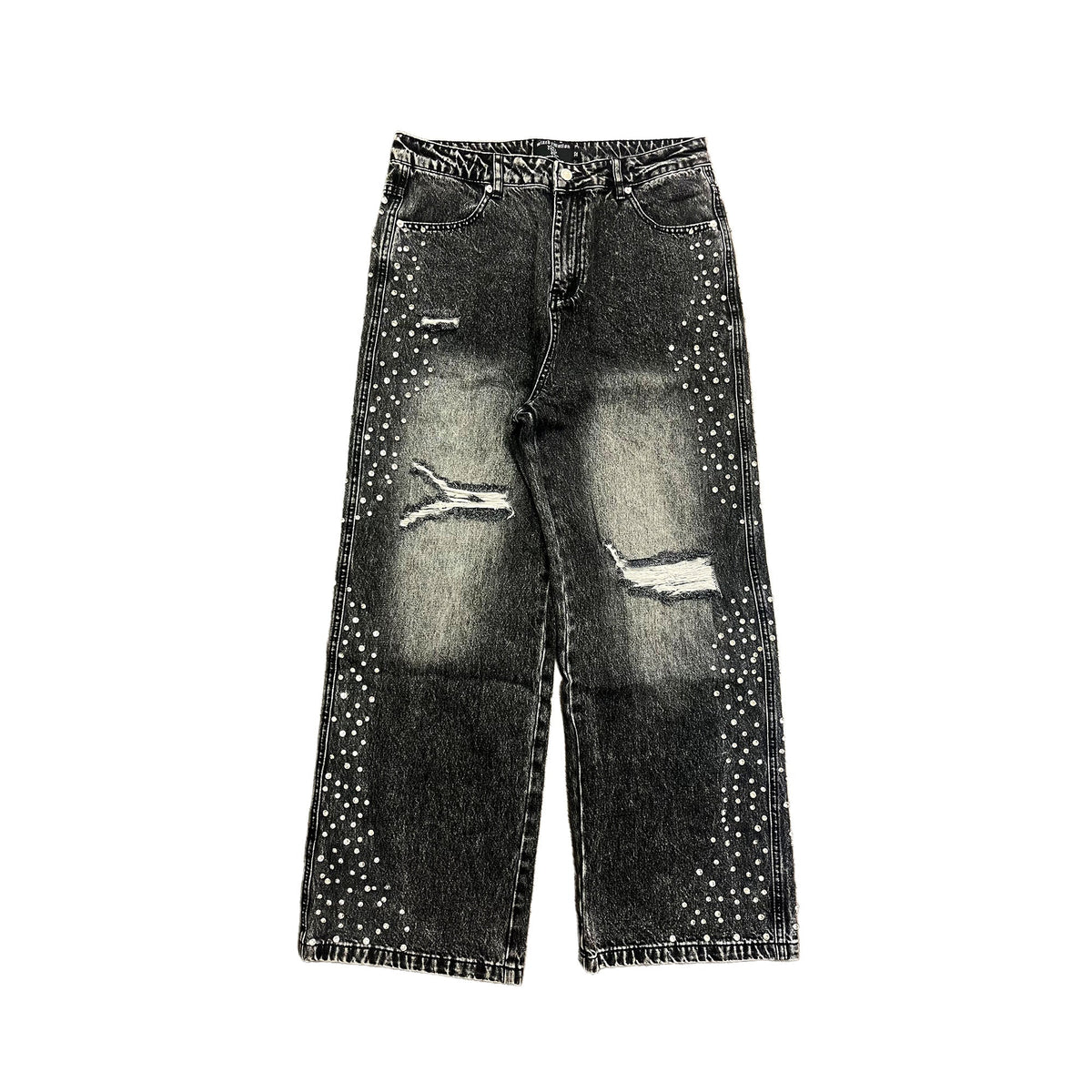 Mixed Emotions Grey Washed Jean