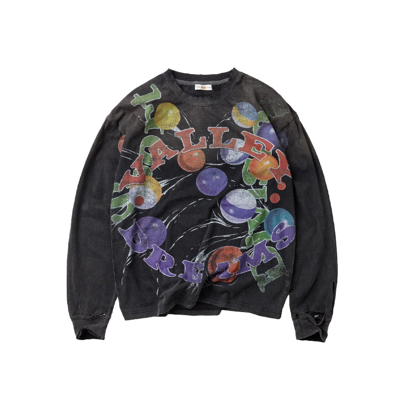 Vale Forever 8 Ball L/S Black T-Shirt